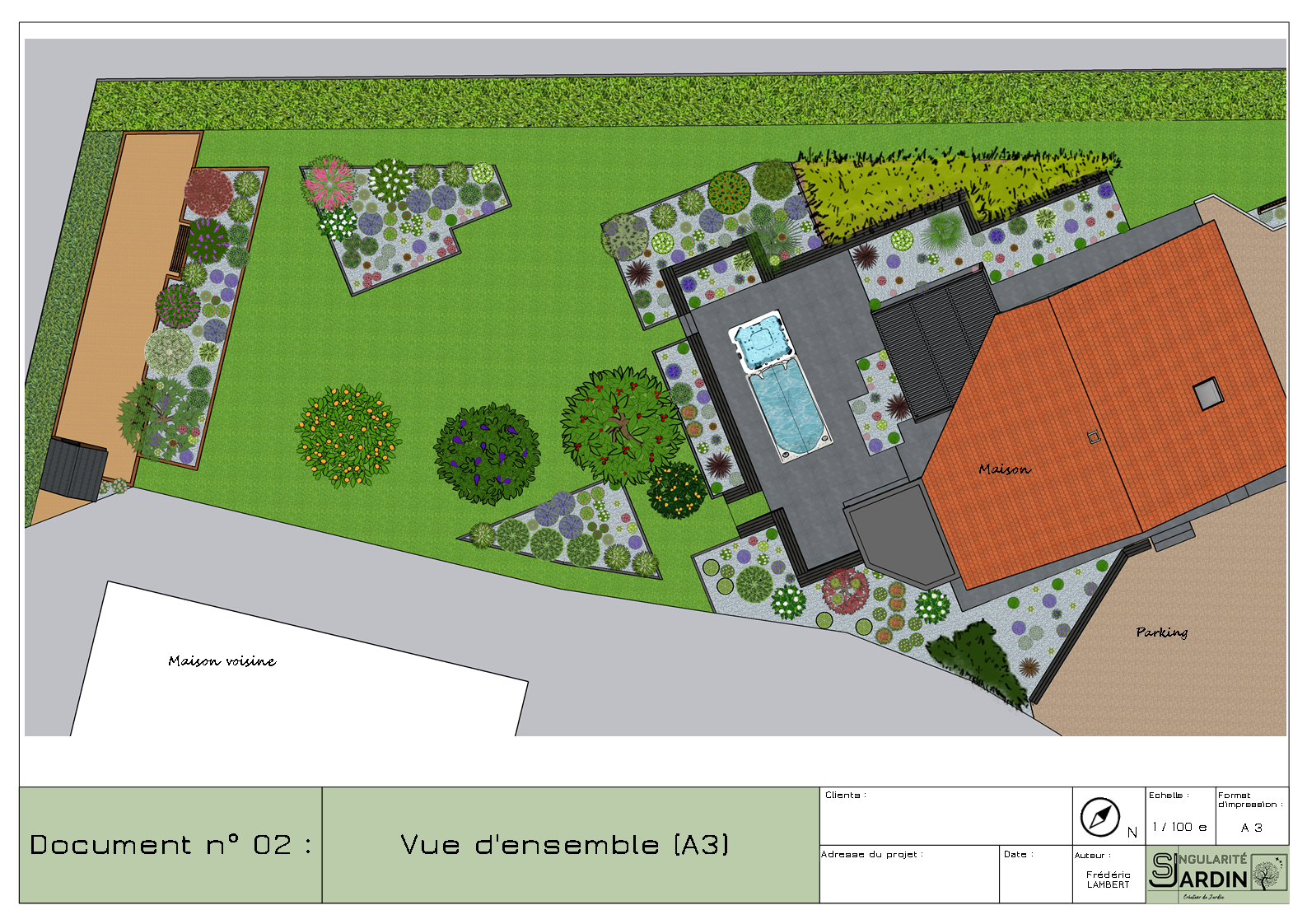 Plan 2D d'aménagement
